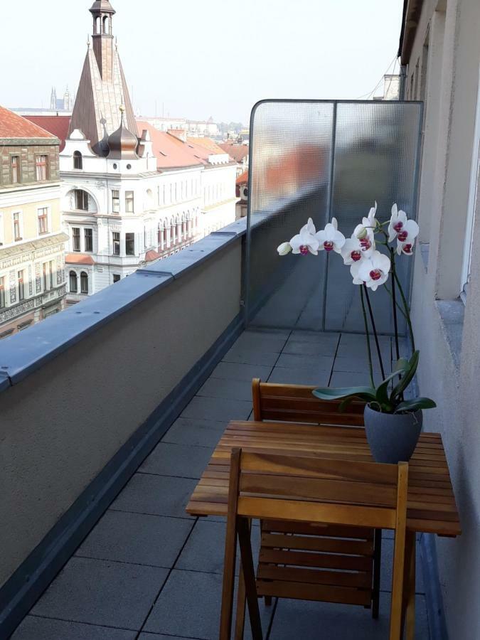 Cool Studio Appartement Praag Buitenkant foto